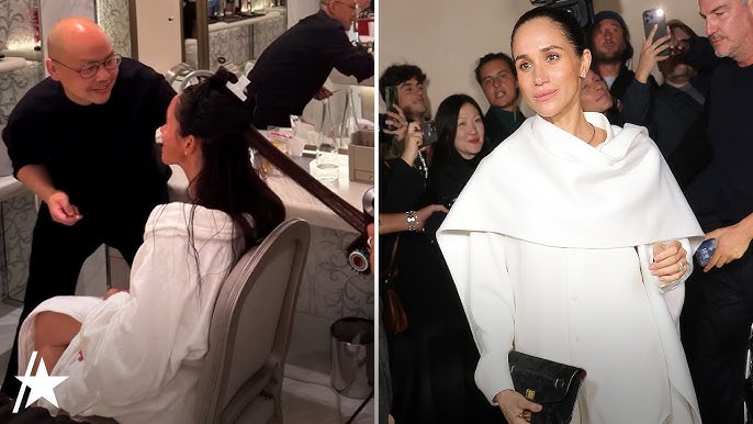 Meghan Markle Shares BTS Footage Of Paris Fashion Week Debut - YouTube