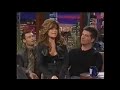 Paula Abdul surprises Simon Cowell, Randy Jackson and Ryan Seacreast on Leno