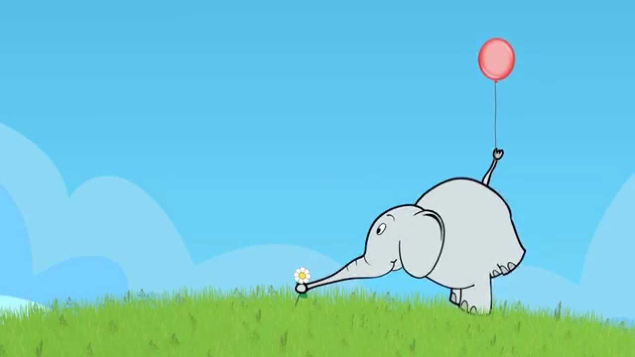 Летающий слоник рисунок