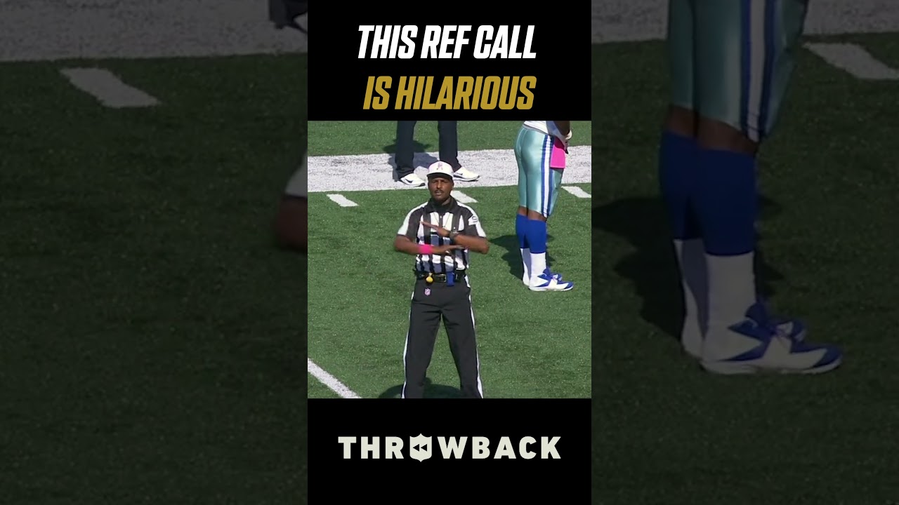 This ref call makes me laugh! 