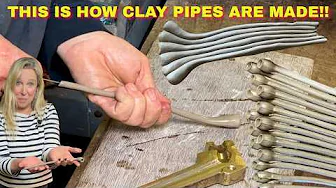 How Were Clay Pipes Made In The 1600s?  I Learn From One of the Last Traditional Clay Pipe Makers