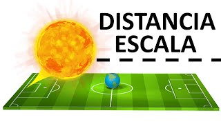 Si el Sistema Solar fuera un Campo de Fútbol, ¿Dónde Estarían los Planetas?