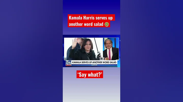 The Five loses it over Kamala Harris blurting out ...