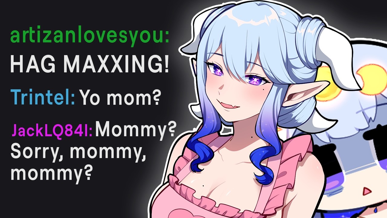 My mom's slowly turning into a vtuber!?