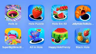 Hole.io, Hole Puzzle, Hole Em All, Jelly Hole, Super Big Slime, All In Hole, Happy Hole Frenzy, Blac screenshot 5