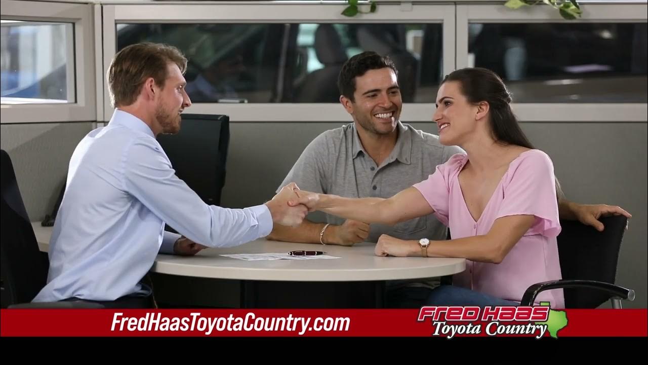 Fred Haas Toyota Country Just In Toyota's Ready Set Go Sales Event YouTube