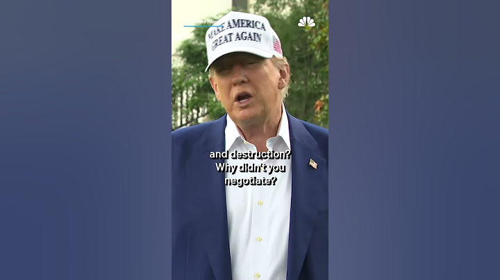 President Trump on Israel-Iran conflict escalation | NBC 7 San Diego