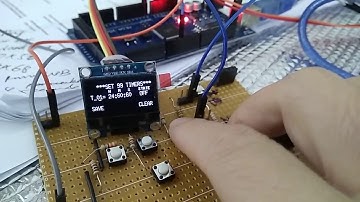0.96" OLED CLOCK and TIMER (RTC DS3231)