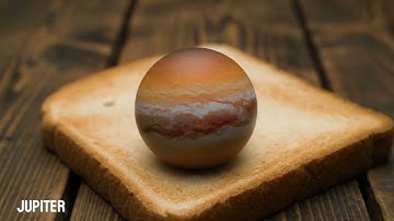 Spreading Colorful Planets on Toast | Crispy Crunchy ASMR Sounds