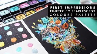 FINETEC 12 PEARLESCENT COLOURS FIRST IMPRESSIONS