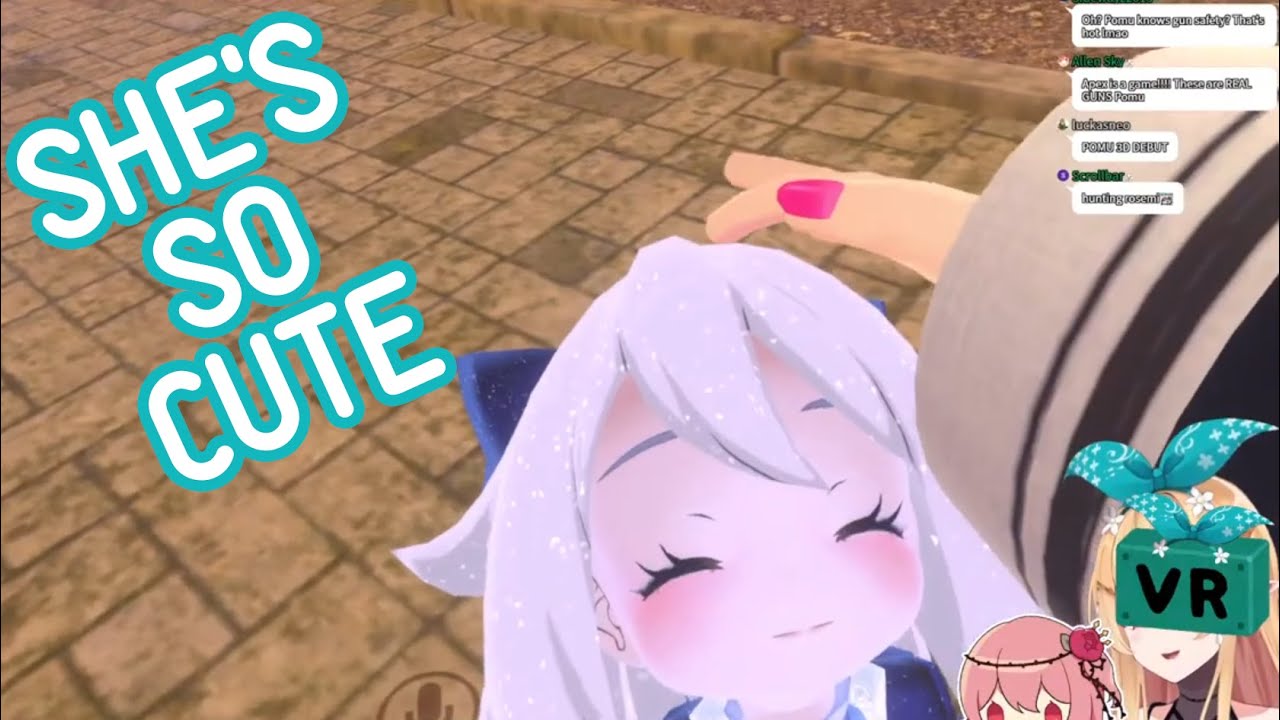 Pomu and Rosemi being unbelievably cute in VR【NIJISANJI EN】