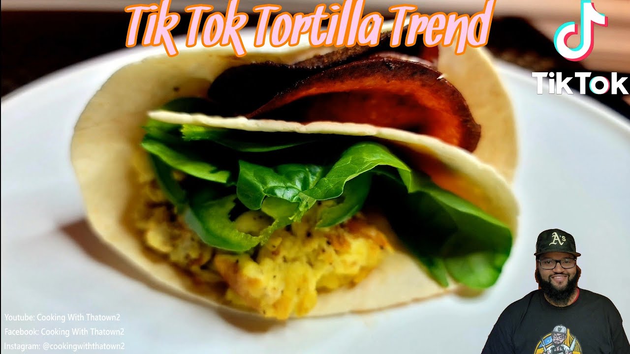 Tik Tok Tortilla Wrap Trick | Keto | Low Carb | Cooking With Thatown2