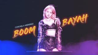 190419 BLACKPINK ROSÉ 블랙핑크 로제 Coachella 코첼라 직캠 fancam - 붐바야 BOOMBAYAH Resimi