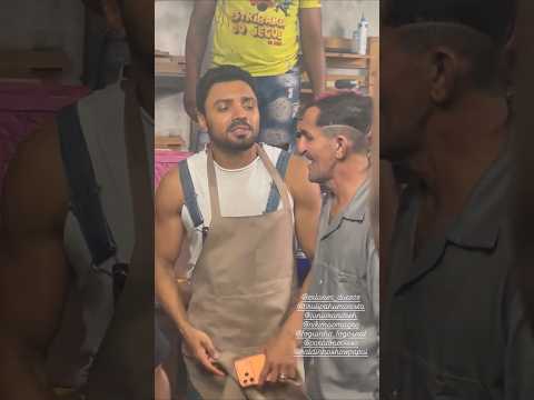 Muita resenha do Tirullipa com a galera na gravação em São Luís