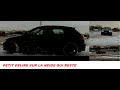 Petit délire avec la neige qui reste avec la AUDI A3 TDI 200 AUX MP3 TV