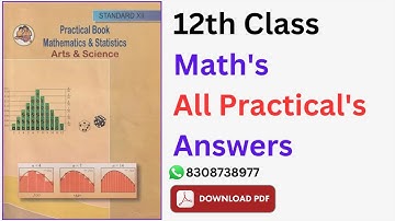 Class 12th Maths Practical Book Solutions