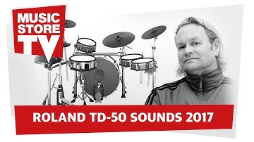 ROLAND TD-50 E-Drum Kit New Sounds 2017 Demo with Dirk Brand