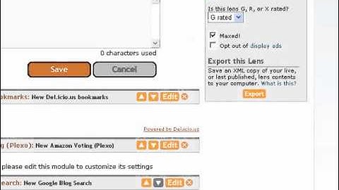 squidoo.com how to setup account, create a lens