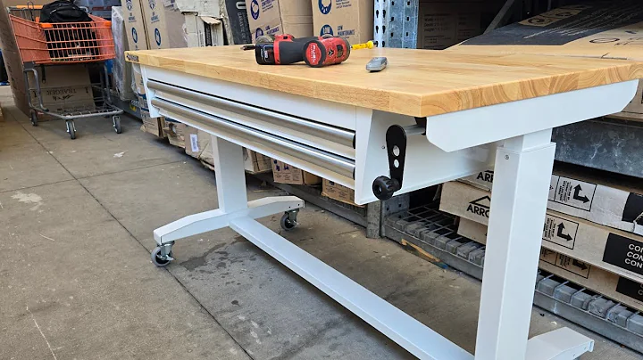 Easy Assembly of Husky Adjustable Worktable