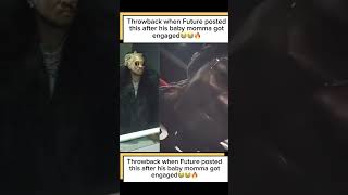 Future posted this after his baby momma got engaged😭😭 #youtubeshorts #future #hiphopartist