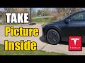 How to Take a Picture with the Camera inside TESLA - Photobooth Tutorial