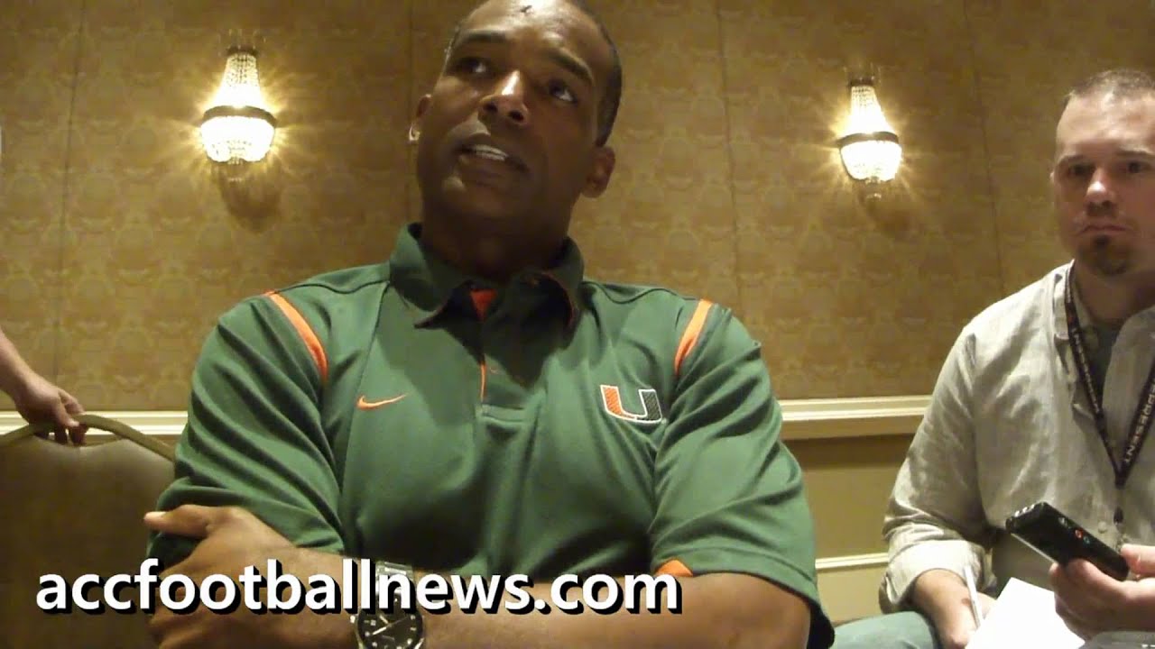 Miami Hurricanes Football Coach Randy Shannon YouTube