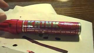 Paints Graffiti - Krink K-71 Bleed Thru Red Review