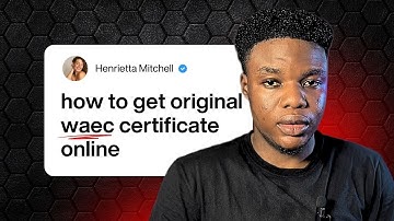 how to get original waec certificate online #waec #waeccertificate