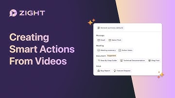 Creating Smart Actions from Videos