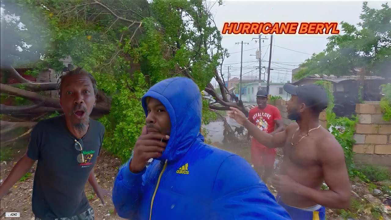 One Of The Most Dangerous Storm, HURRICANE BERYL Hit Jamaica - YouTube