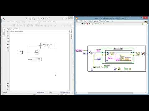 TCP/IP Communication from Simulink Matlab to LabVIEW - Comunicación TCP/IP de Matlab a LabVIEW