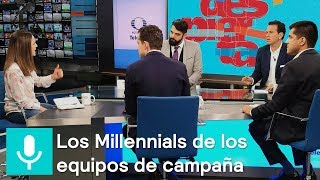 Jóvenes de las campañas presidenciales en la mesa de Despierta - Despierta con Loret