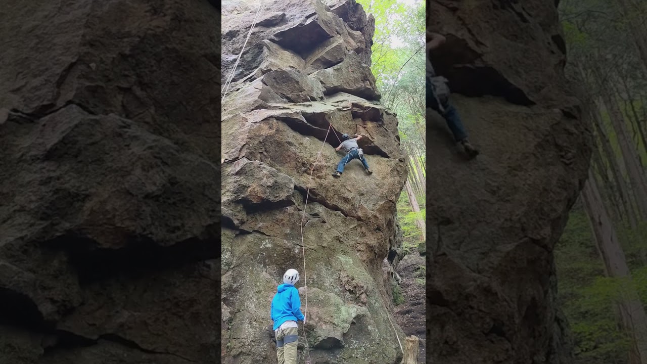 大いなる足跡① 5.11c RP 有笠山 有笠タワー