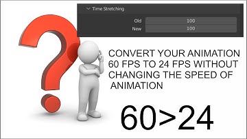 Change animation fps 60 to 24 without changing the speed of animation in blender