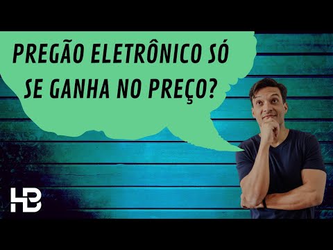 PREGÃO ELETRÔNICO NÃO SE GANHA SÓ NO PREÇO! #licitação #pregão