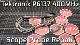 Grabber Tektronix P6137  DC to 400 MHz Passive Probe 10x Tested! + Leads 