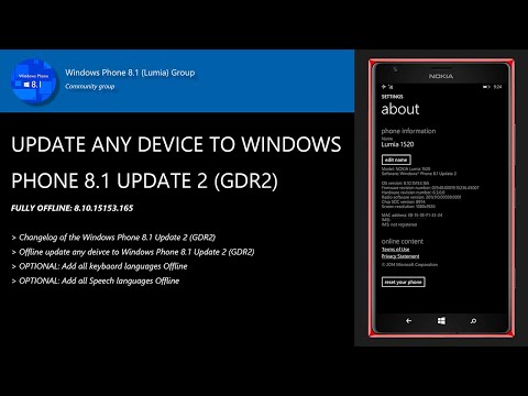 How to update any WP device to Windows Phone 8.1 Update 2 (GDR2) Fully-Offline