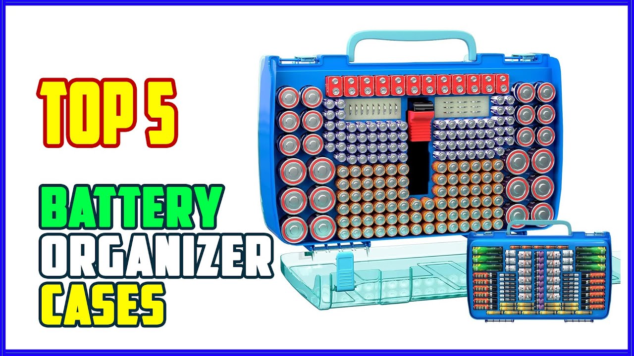 TOP 5 Best Battery Organizer Cases 2026