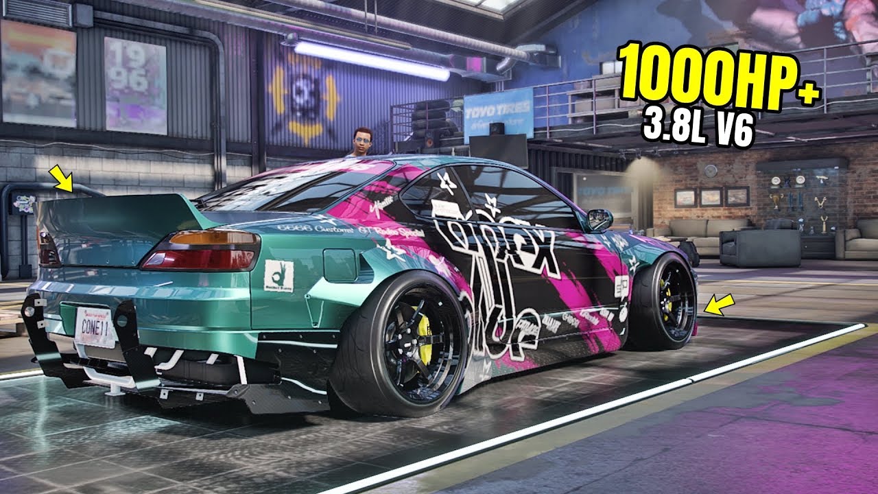 เกม need for speed world  2022 New  Need for Speed Heat Gameplay - 1000HP+ NISSAN SILVIA SPEC-R AERO Customization | Max Build 400+