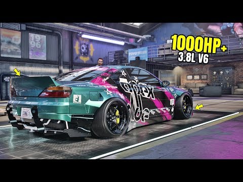 need-for-speed-heat-gameplay---1000hp+-nissan-silvia-spec-r-aero-customization-|-max-build-400+