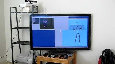 KinectSDK skeleton tracking test - update