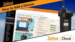 Adding A Device To Solinst Cloud