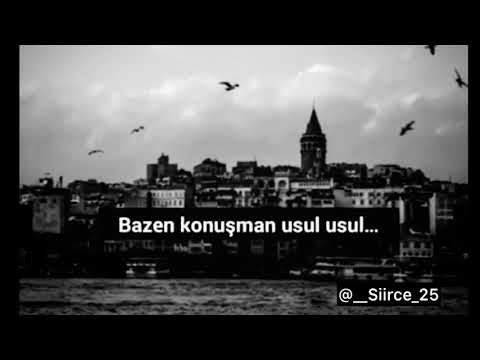 Bazen avazın cıktığı kadar susmak gerekir🍂