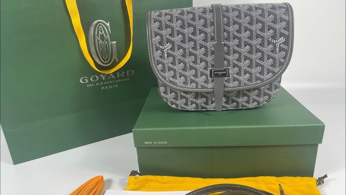 Goyard Goyardine Belvedere II PM Messenger Bag Gray 