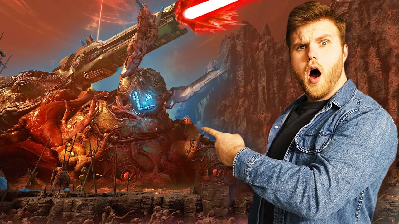 wallpapers Doom Eternal Giant Mech Suit this giant mech slays demons doom eternal part 2