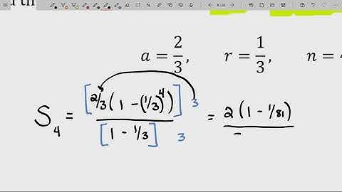 Geometric Sequences - Partial Sums of Geometric Sequences