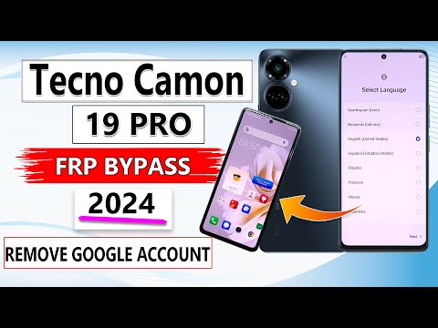TECNO CAMON 19 PRO FRP BYPASS/UNLOCK GOOGLE ACCOUNT LOCK ANDROID 13 |TECNO (CI8/CI8N) FRP BYPASS |