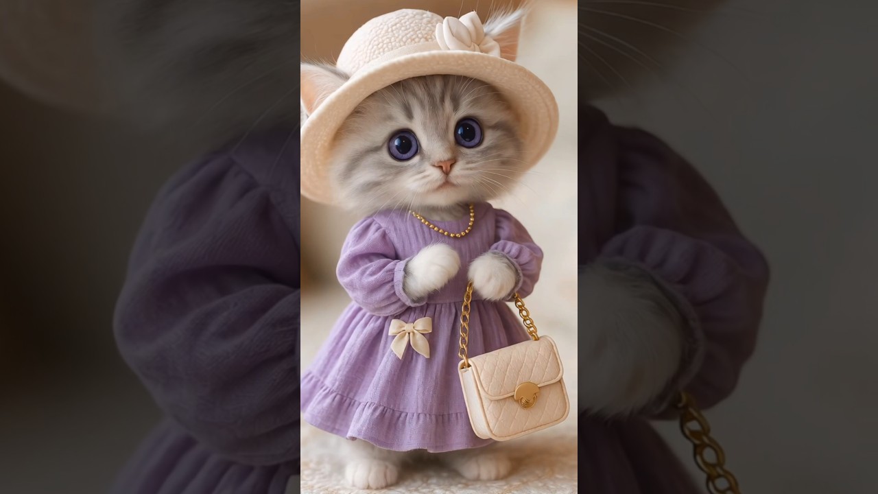 Did you see this? The cat changed in a second... 😼🪄 