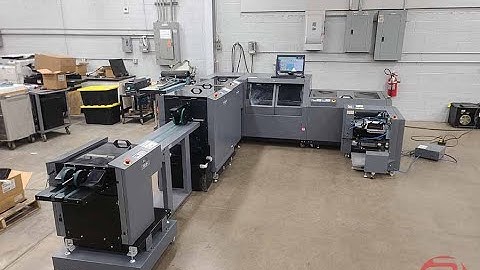 2014 Duplo iSaddle Fully Automated Digital Saddle Stitching System