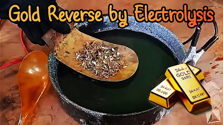 Electrolytic Gold Recovery from Gold-Plated Pins | Electrolysis Method Gold Recovery